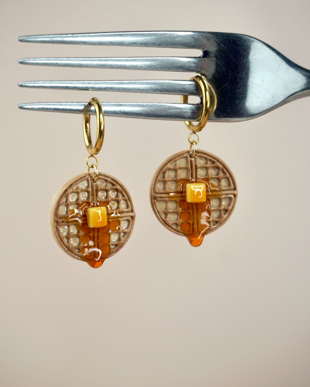 Waffle Earrings
