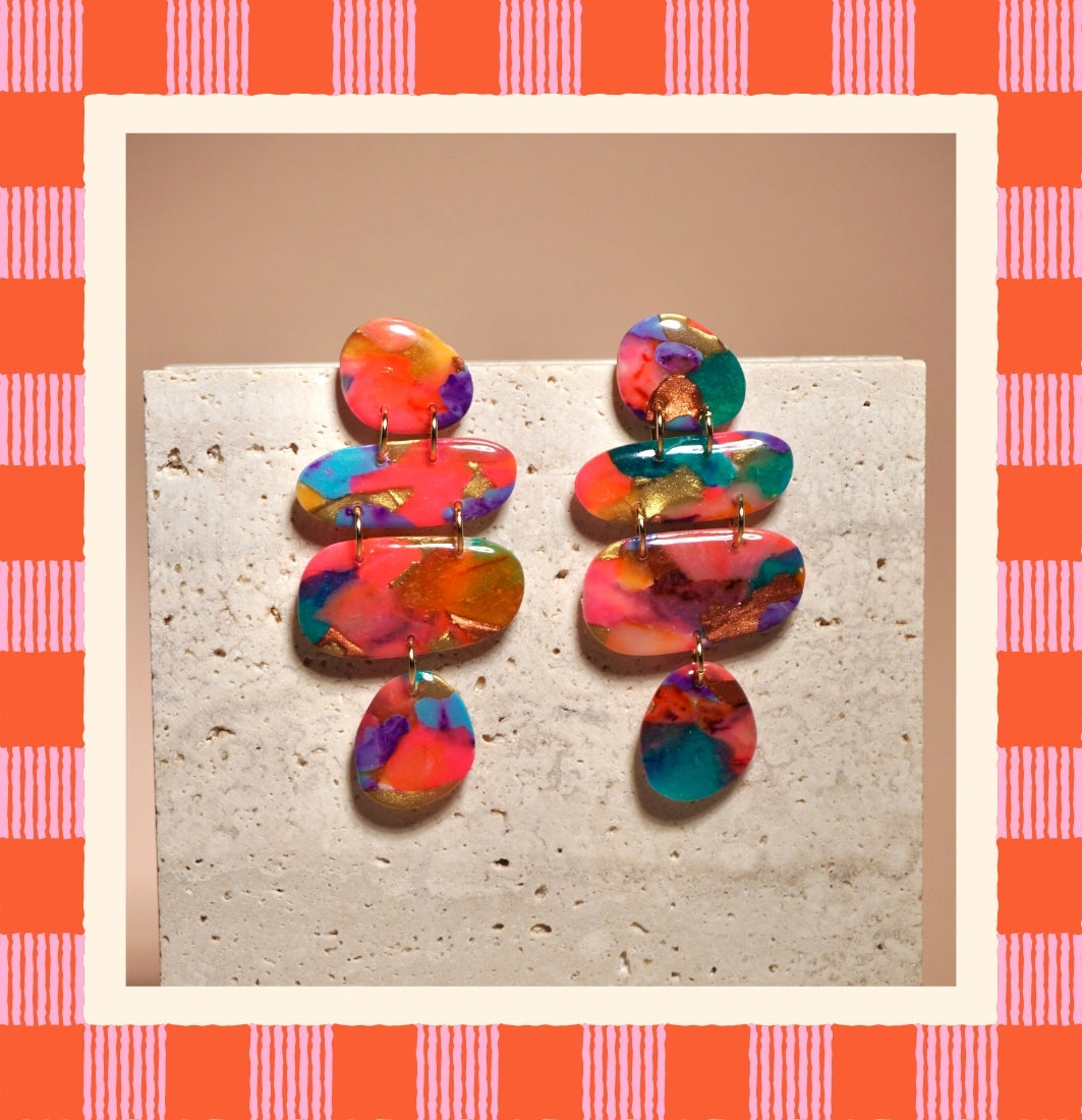 Olivia Earrings in Mojave Turquoise