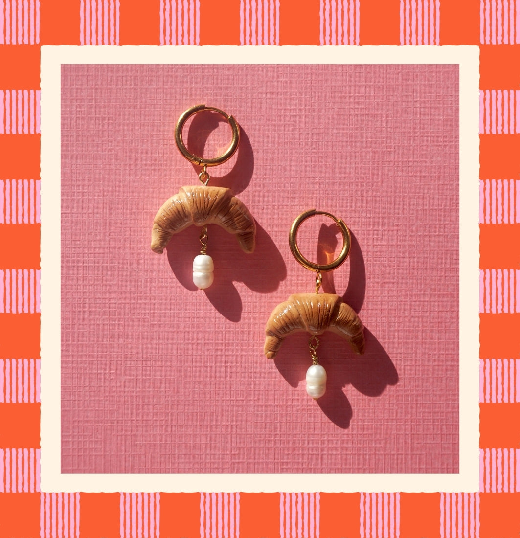 Croissant Earrings