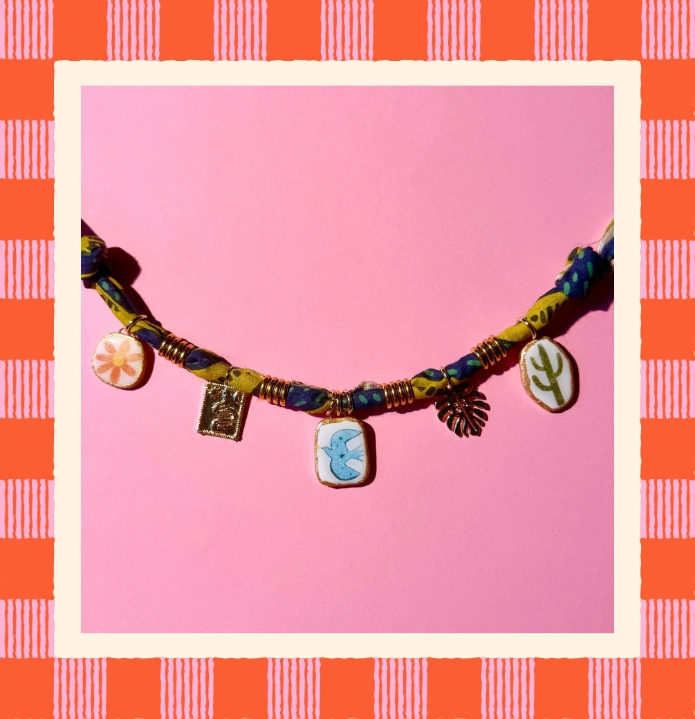 Cowgirl Bandana Necklace