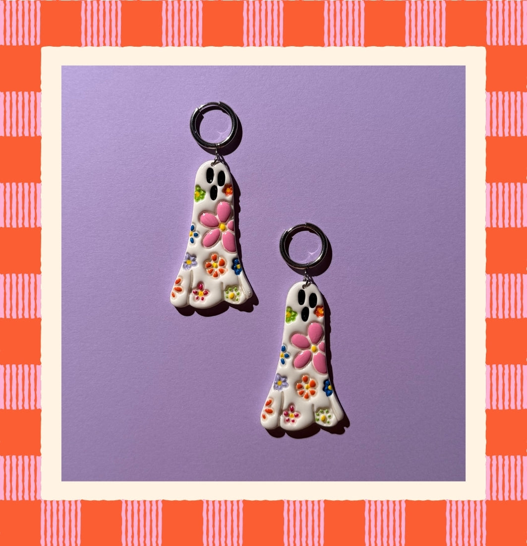Groovy Ghostie Earrings