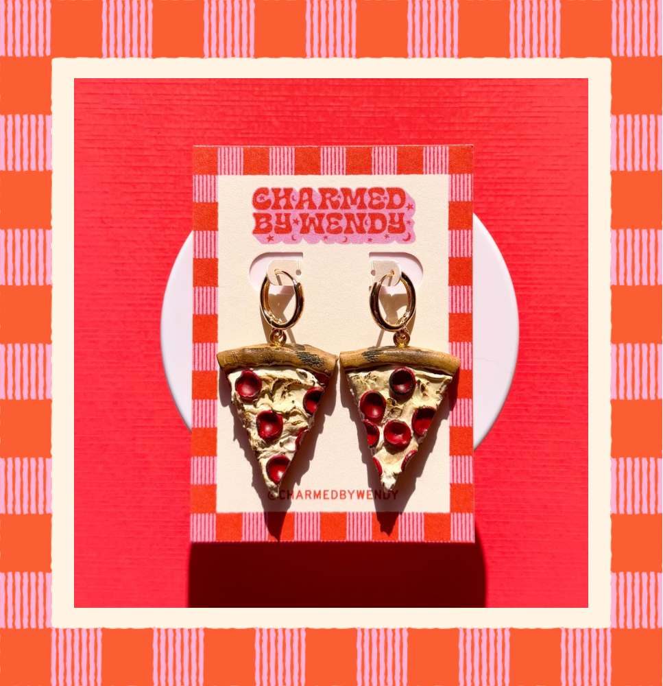 Pizza Slice Earrings- Preorder