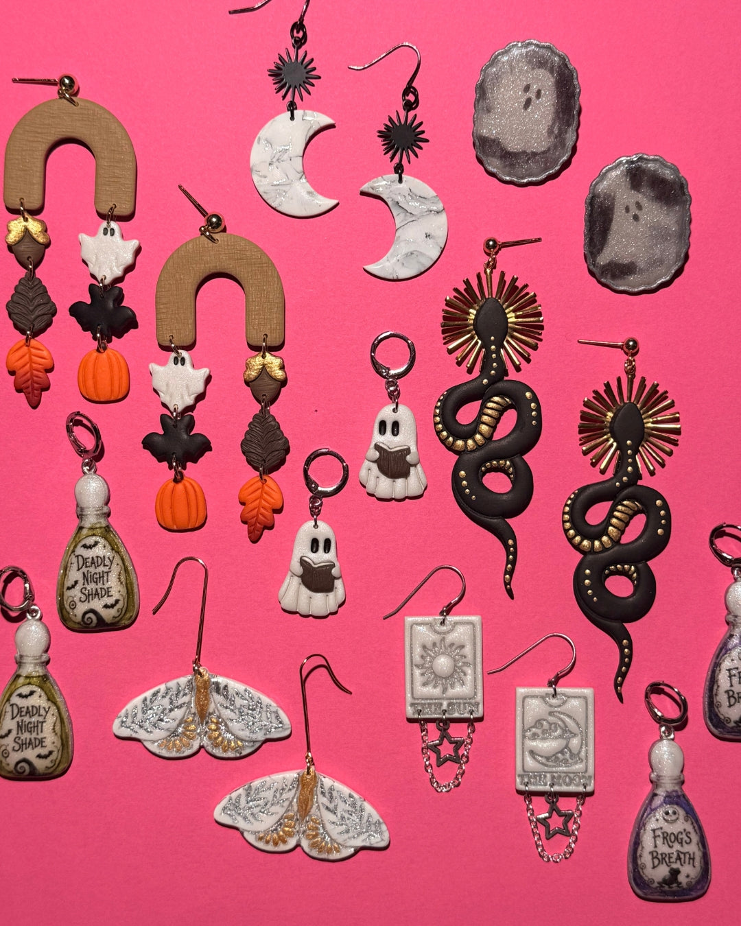 Ghostly Scene Earrings
