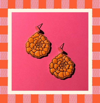 Cempasuchil (Marigold) Earrings