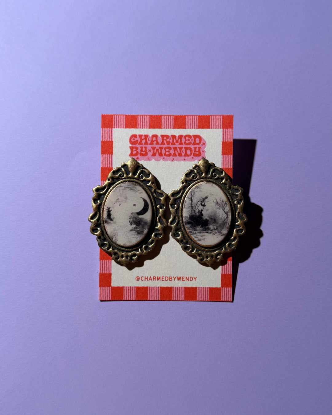 Spooky Frame Earrings