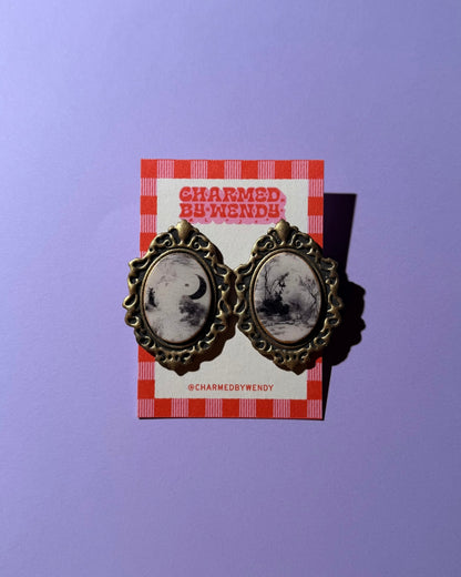 Spooky Frame Earrings
