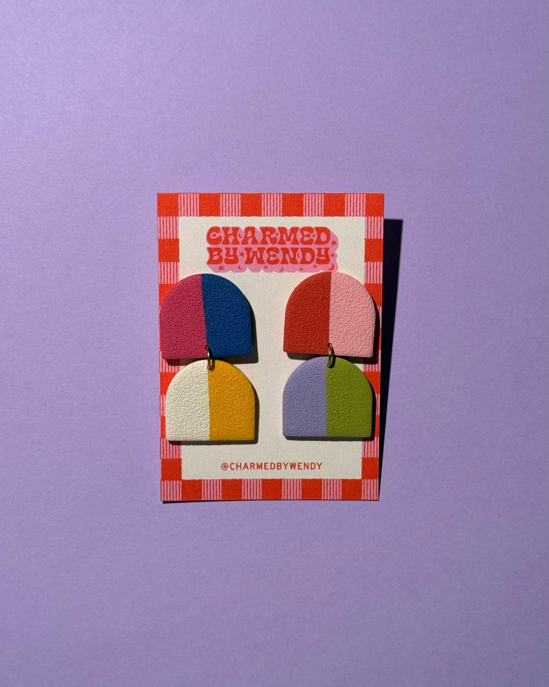 Color Split Earrings