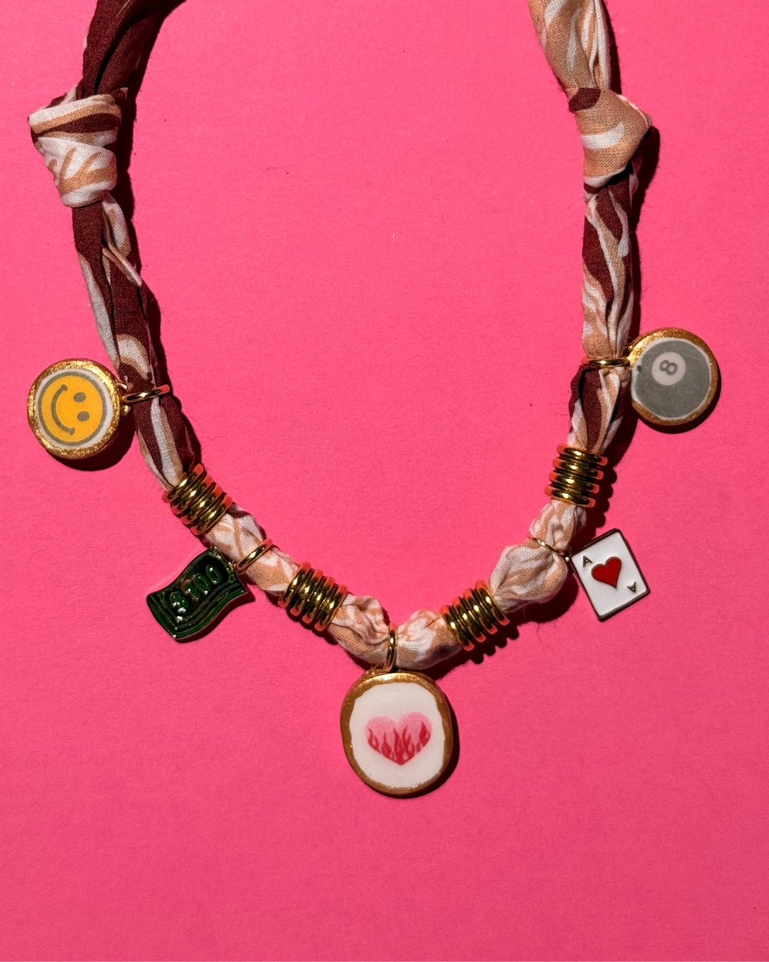 Wild Card Bandana Necklace