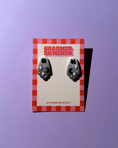 Midnight Ghostie Earrings