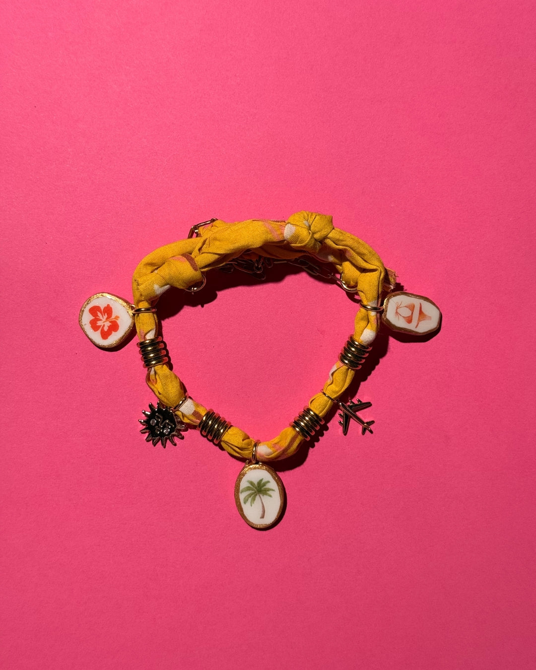 Take Me to the Beach Bandana Necklace