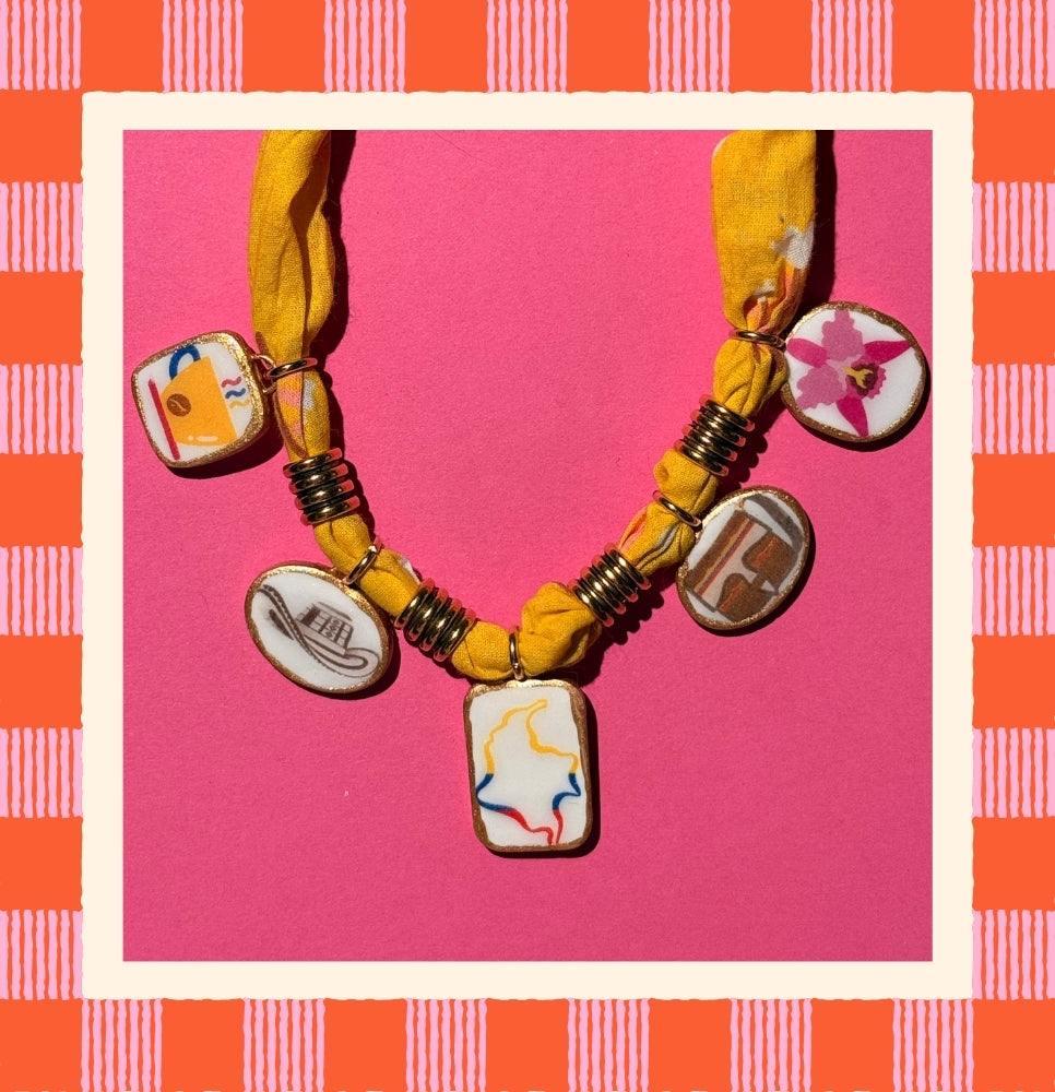 La Colombiana Bandana Necklace