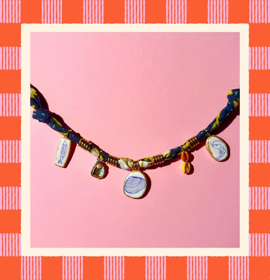 Sea Vibes Bandana Necklace