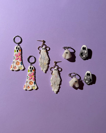 Mini Ghost Earrings