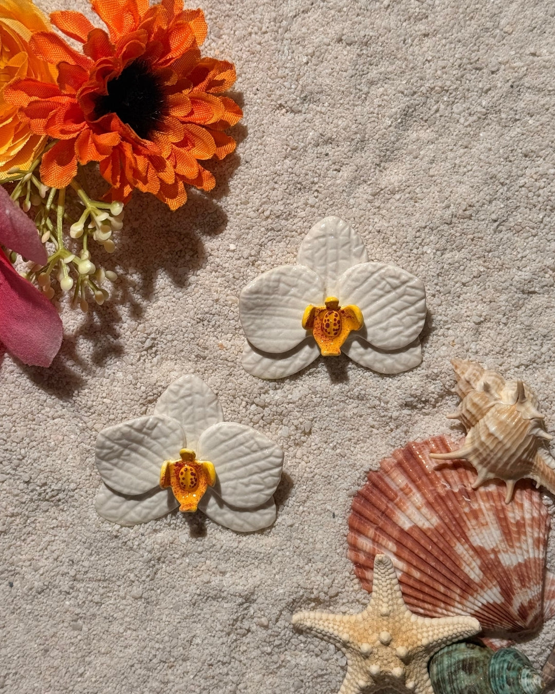 Orchid Earrings