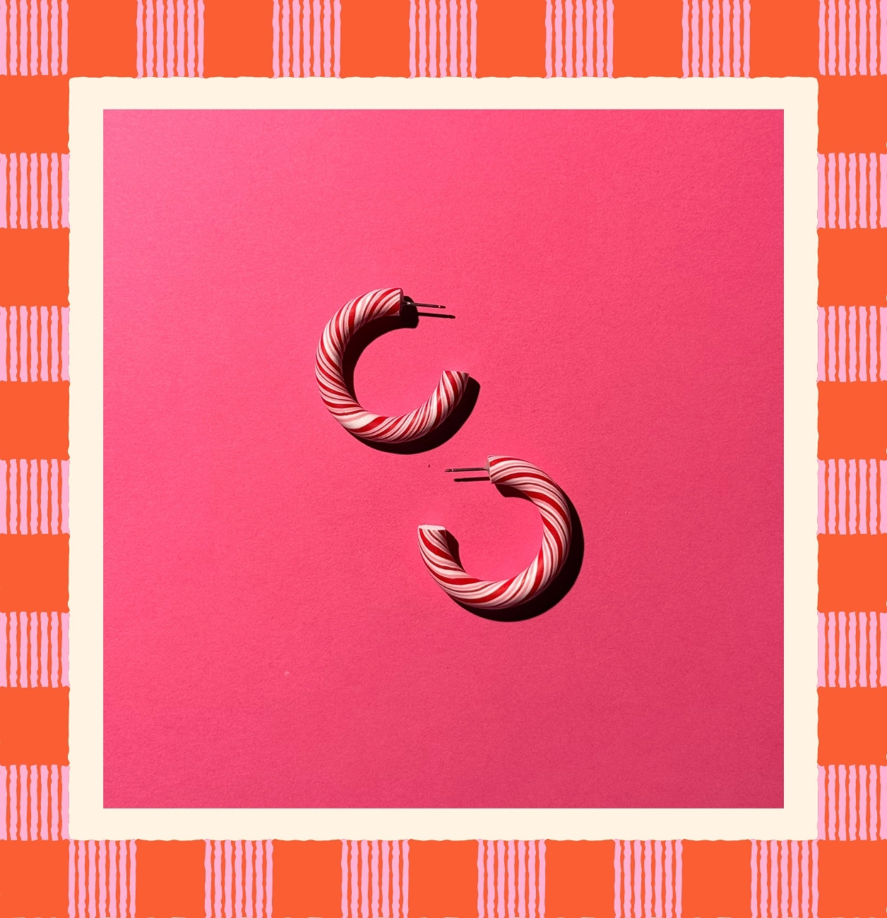 Candy Cane Hoops- Regular