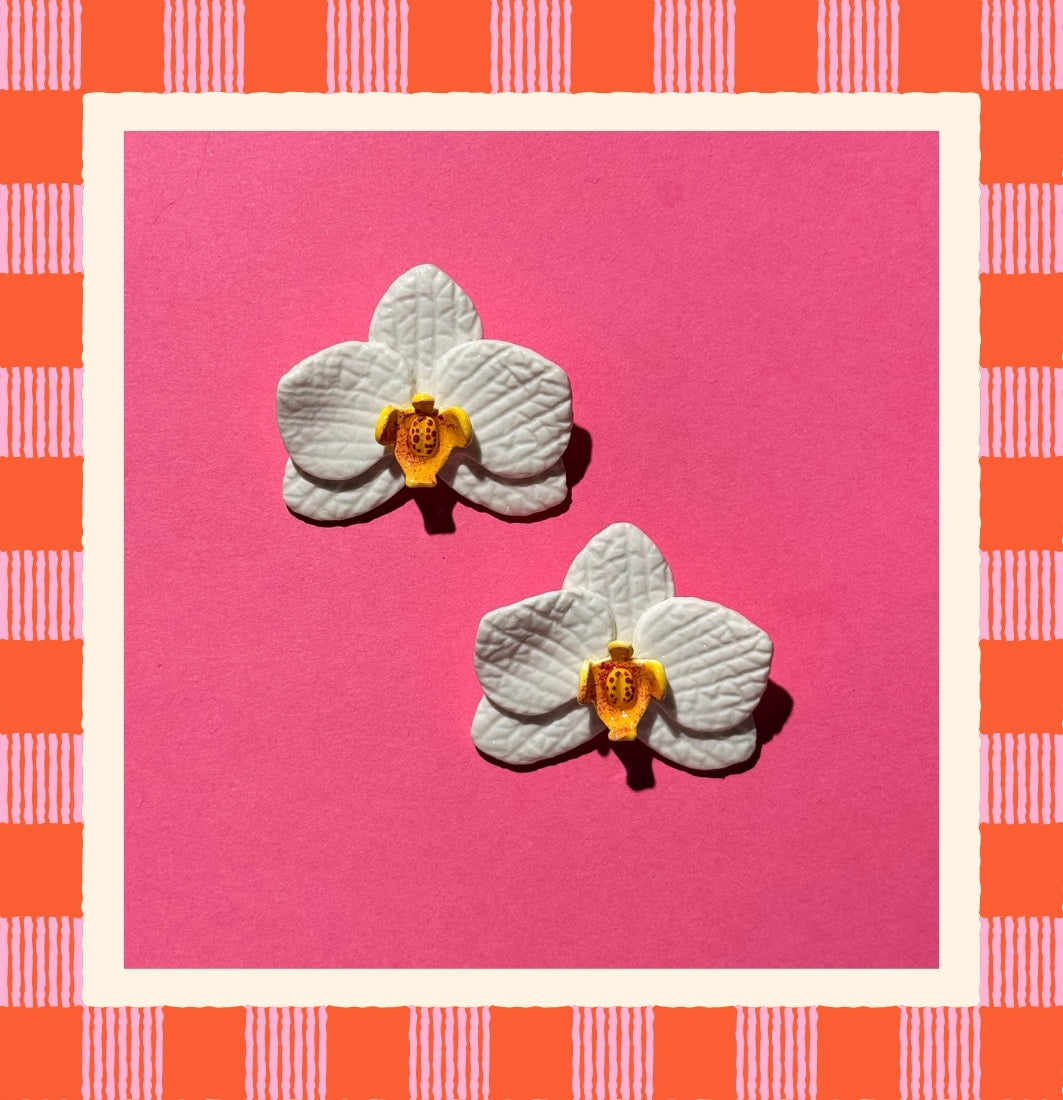Orchid Earrings