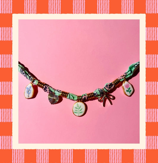 Coquette Bandana Necklace