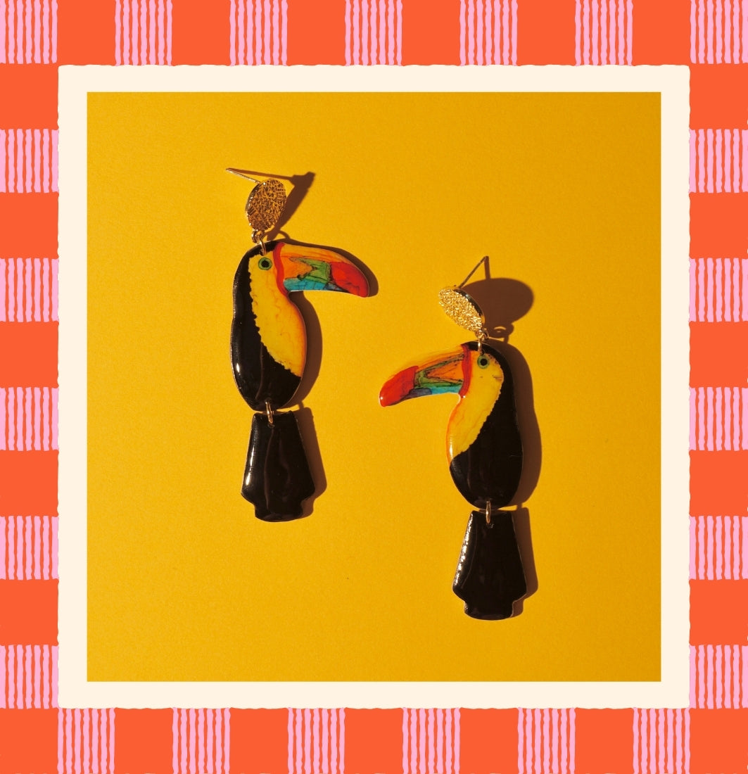 Toucan Earrings