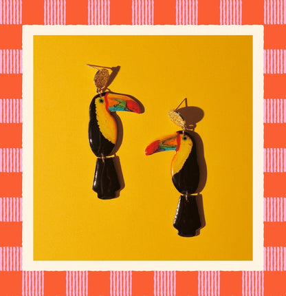 Toucan Earrings