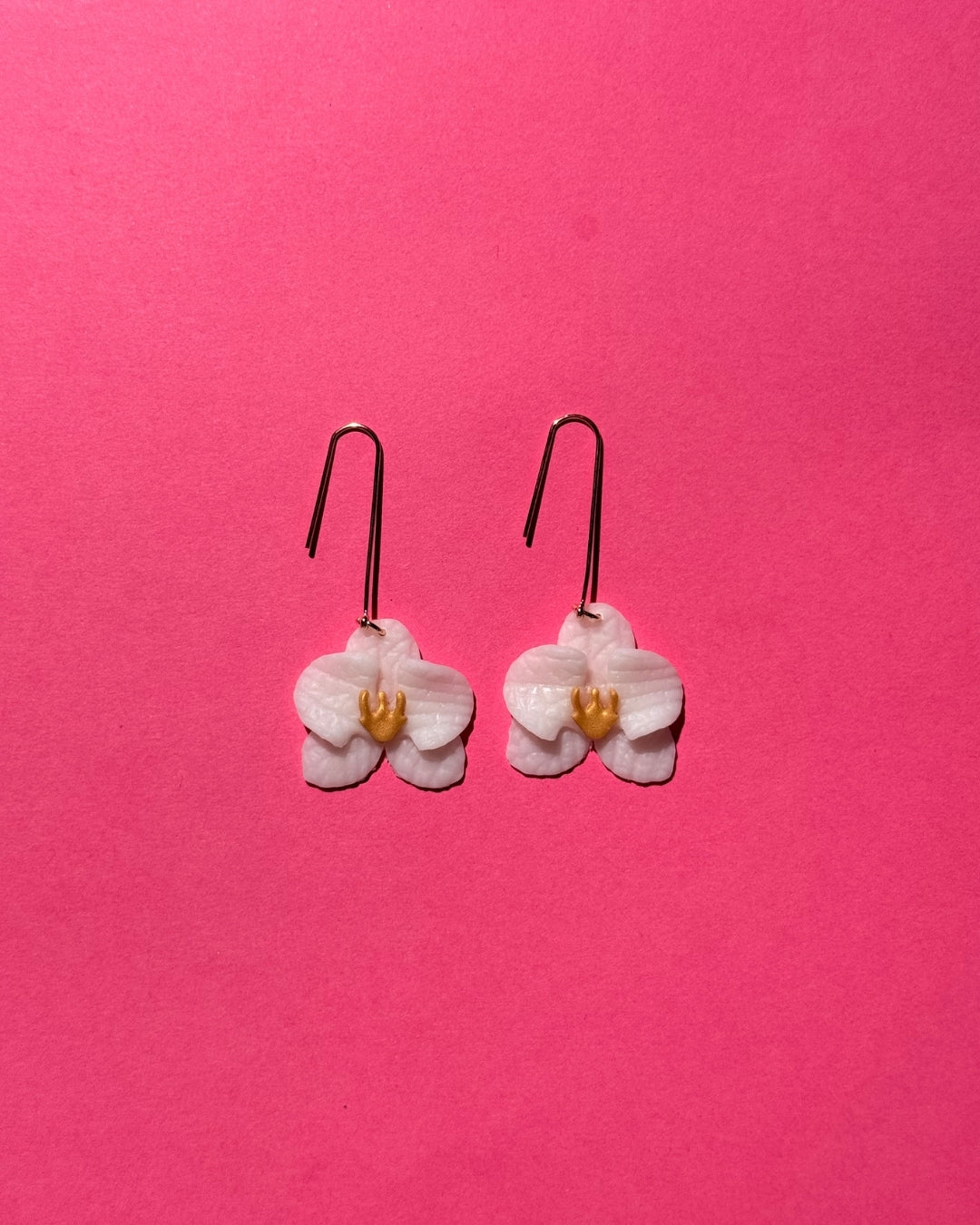 Mini Orchid Earrings