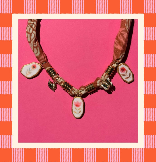 Garden Bandana Necklace