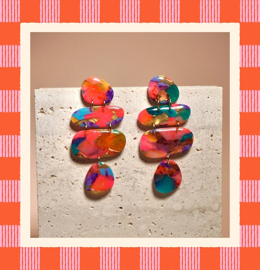 Olivia Earrings in Mojave Turquoise