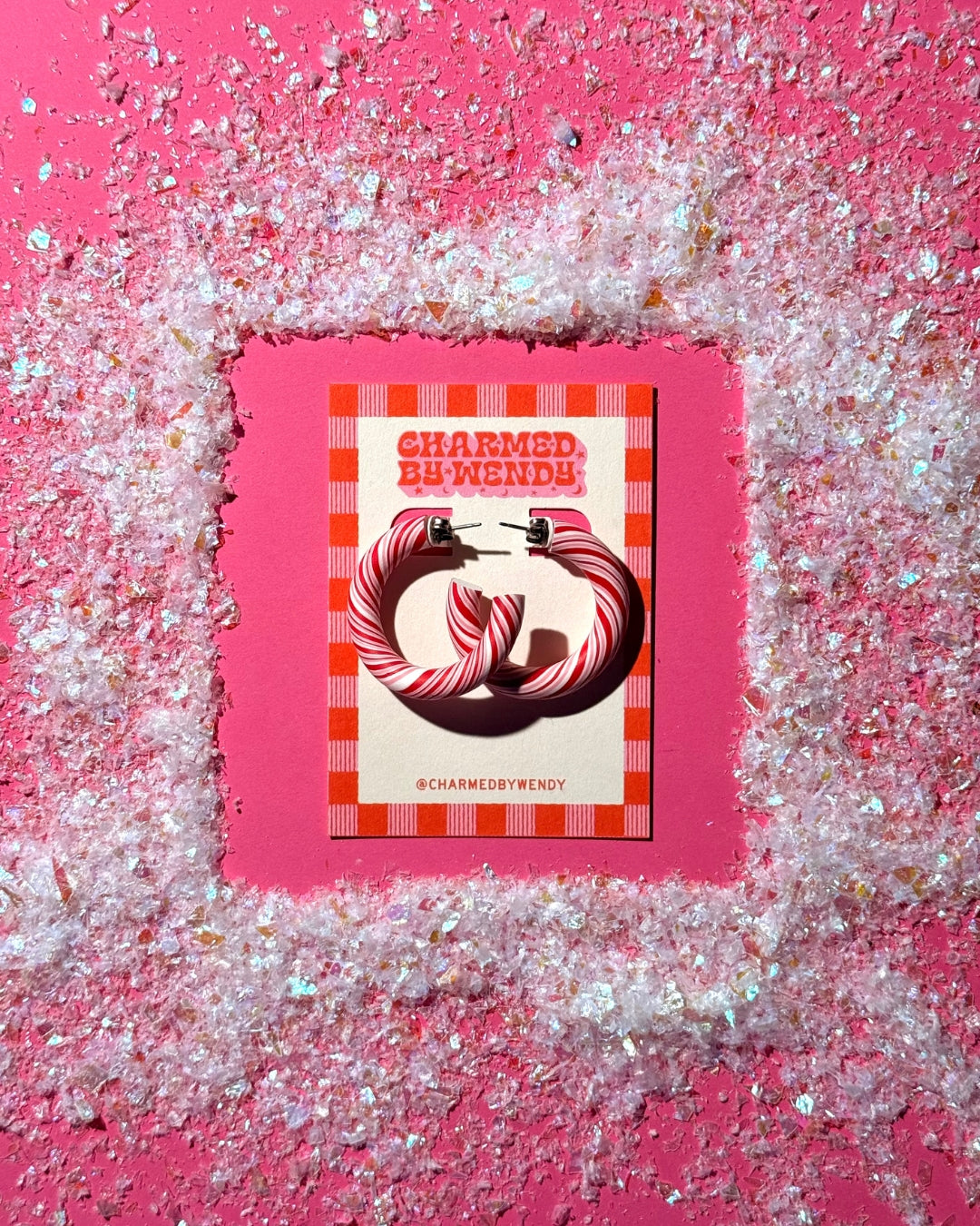 Candy Cane Hoops- Regular