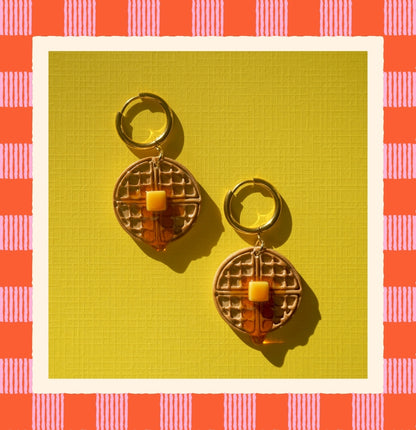 Waffle Earrings