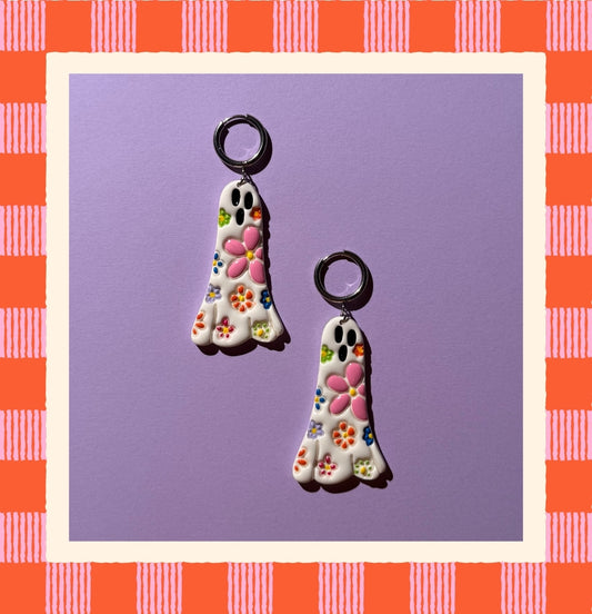 Groovy Ghostie Earrings