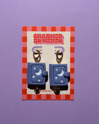 Celestial Book Earrings