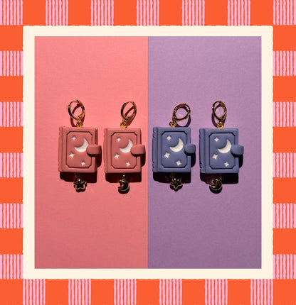 Celestial Book Earrings