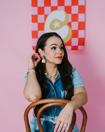 Color Split Earrings