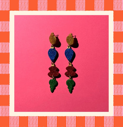 Christmas Ornament Earrings
