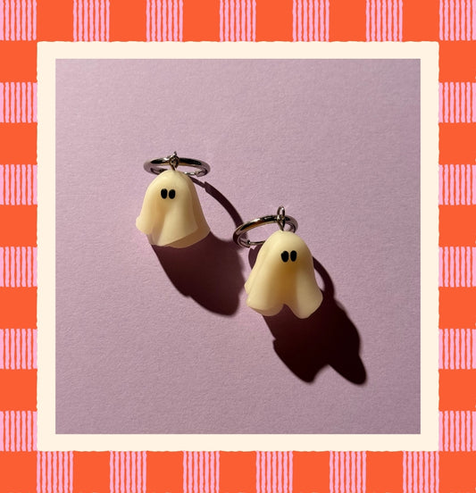 Mini Ghost Earrings