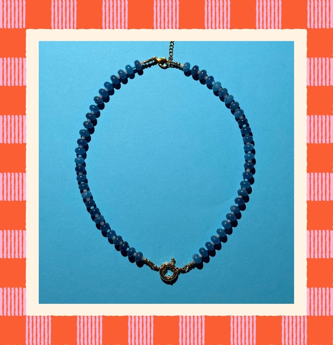 Blueberry Candy Necklace
