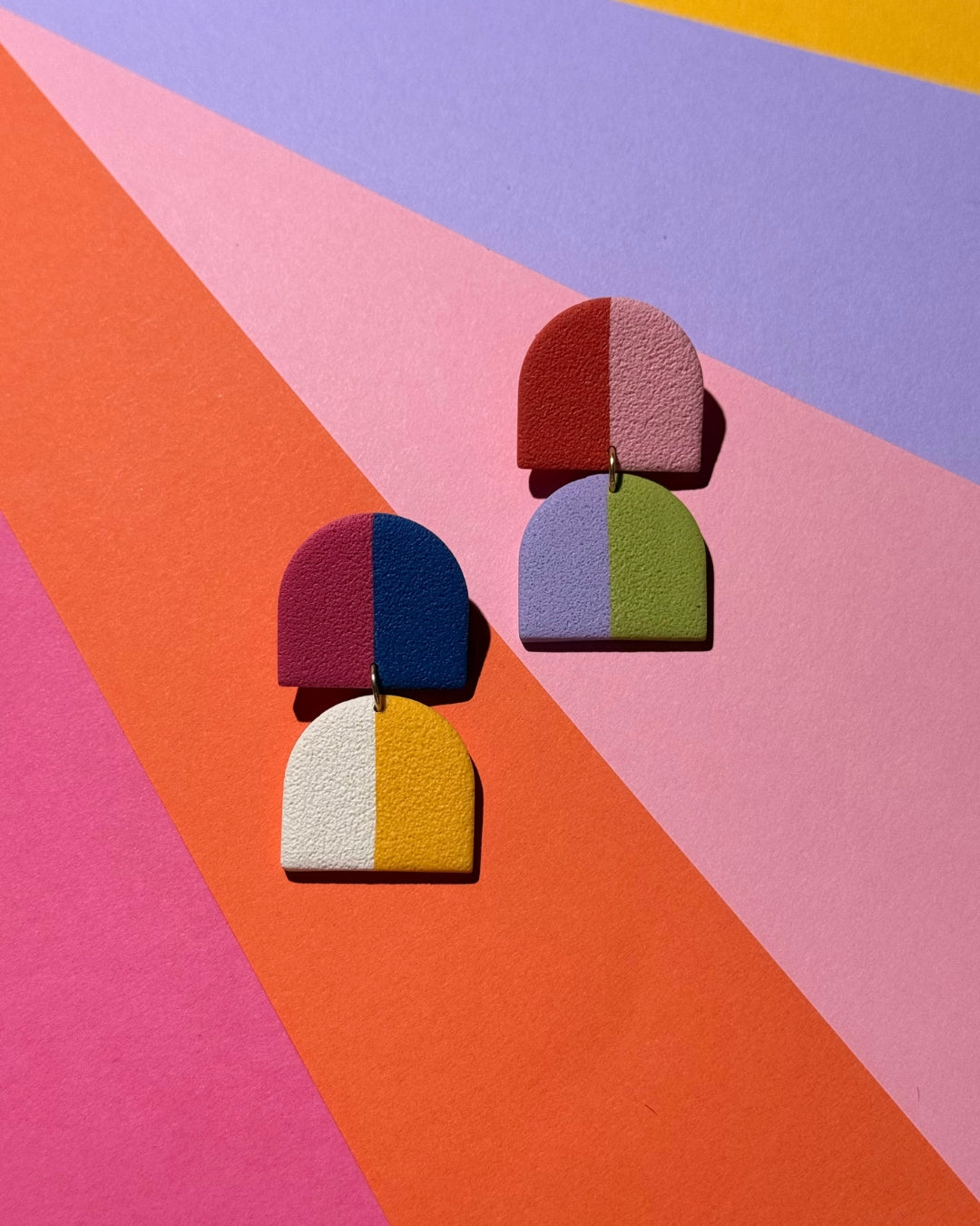 Color Split Earrings