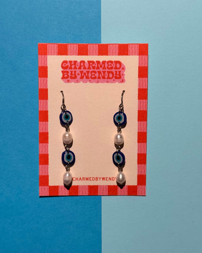 Evil Eye Dangle Earring