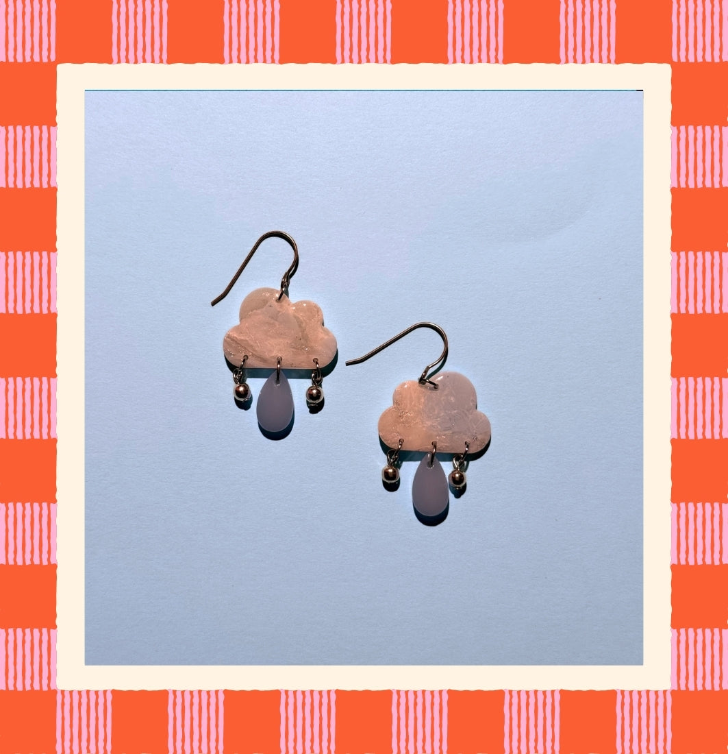 Mini Cloud Earrings