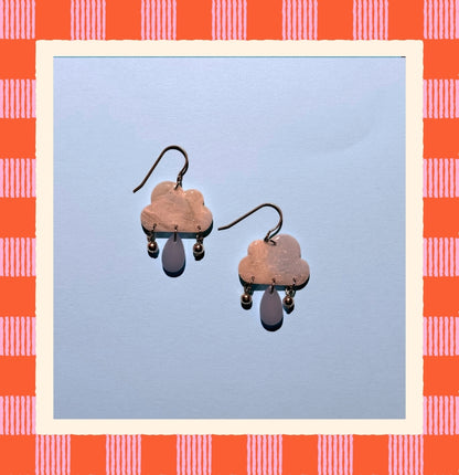 Mini Cloud Earrings