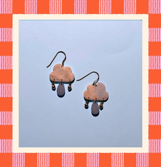 Mini Cloud Earrings