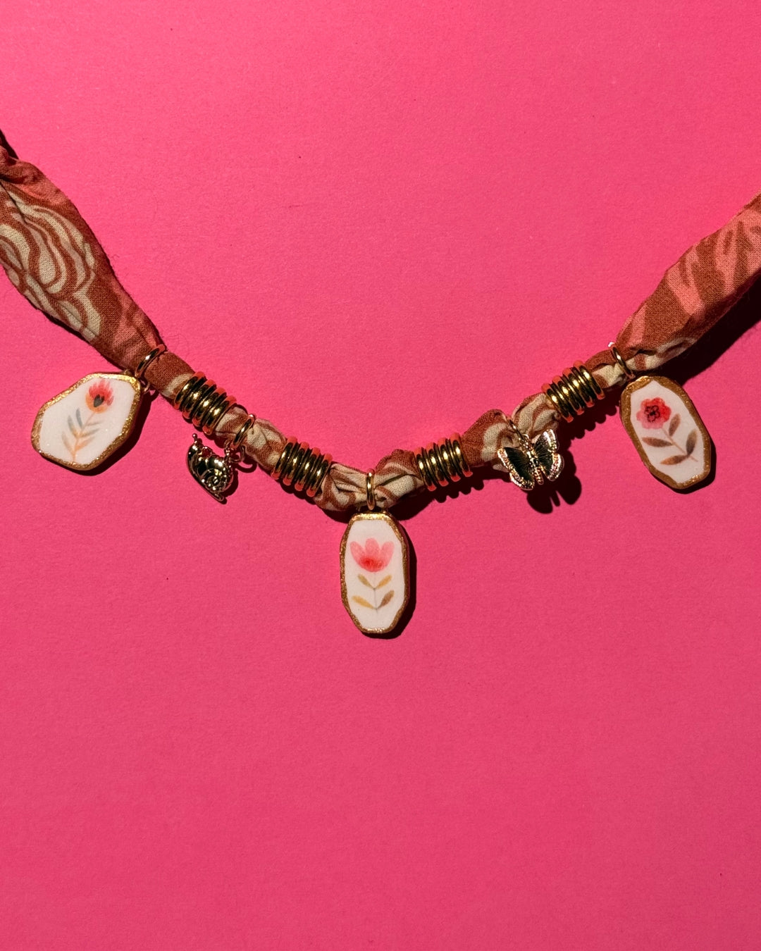 Garden Bandana Necklace