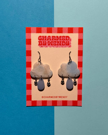 Mini Cloud Earrings