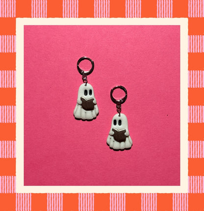 Bookish Ghost Earrings