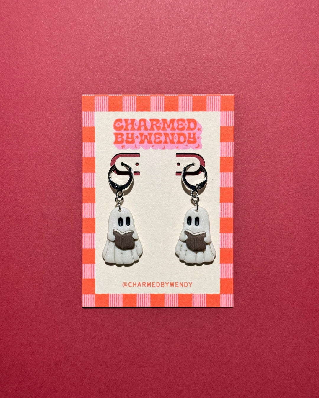 Bookish Ghost Earrings