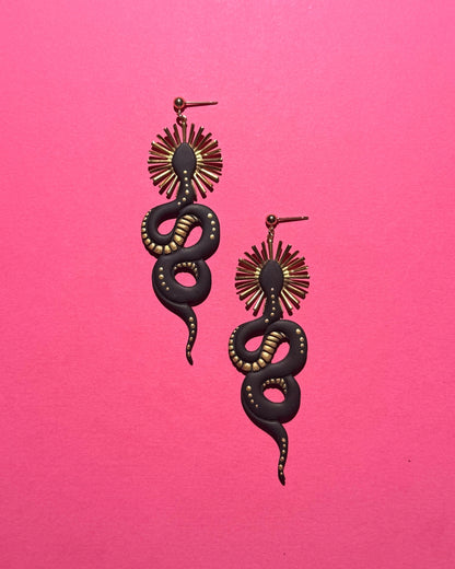 Spellbound Snake Earrings