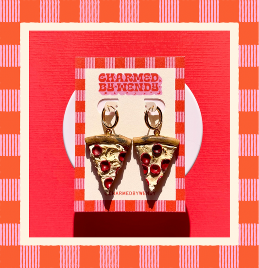 Pizza Slice Earrings- Preorder