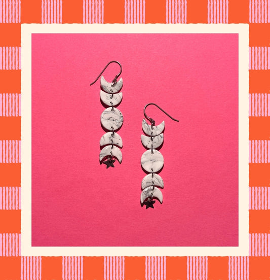 Moon Phase Earrings