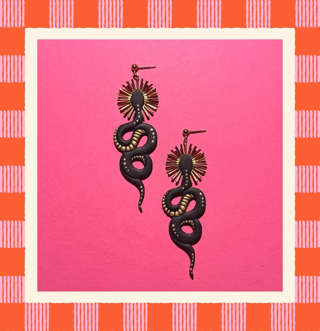Spellbound Snake Earrings
