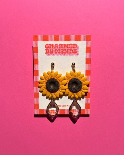 Sunflower Earrings