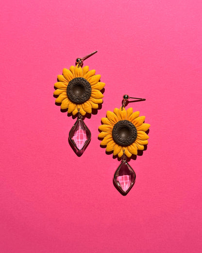 Sunflower Earrings